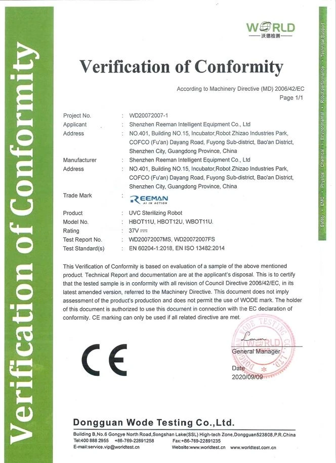 CE certification CE certification